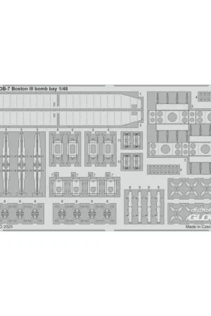 Lage Kosten Decal DB-7 Boston III bomb bay HKM