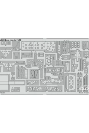 Decal A6M5 Zero interior TAMIYA Lage Prijs