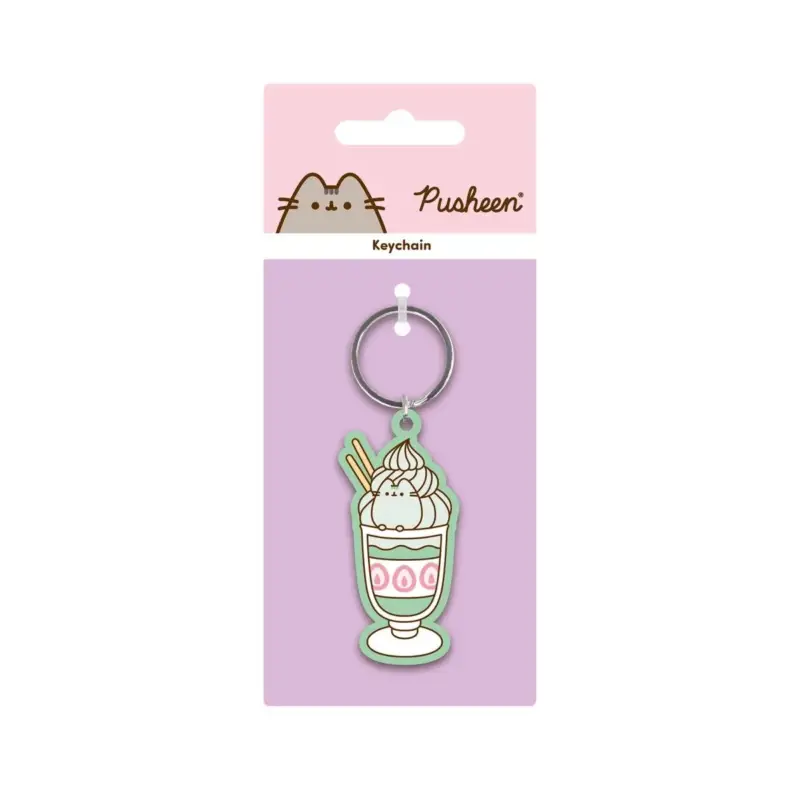 Hoge Kwaliteit PUSHEEN - Ice Cream - PVC Keychain
