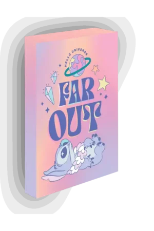 Flitsaanbieding STITCH - Far Out - Luminous Canvas 40x30cm