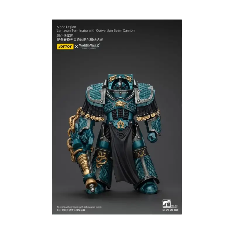 Must-Have Warhammer The Horus Heresy Figure Alpha Legion Lernaean Terminator with Conversion Beam Cannon 20 cm