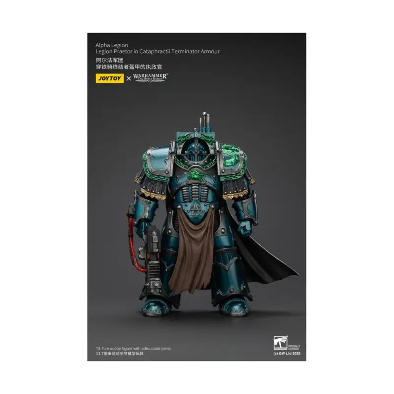 Superprijs Warhammer The Horus Heresy Figure Alpha Legion Legion Praetor in Cataphractii Terminator Armor 18 cm