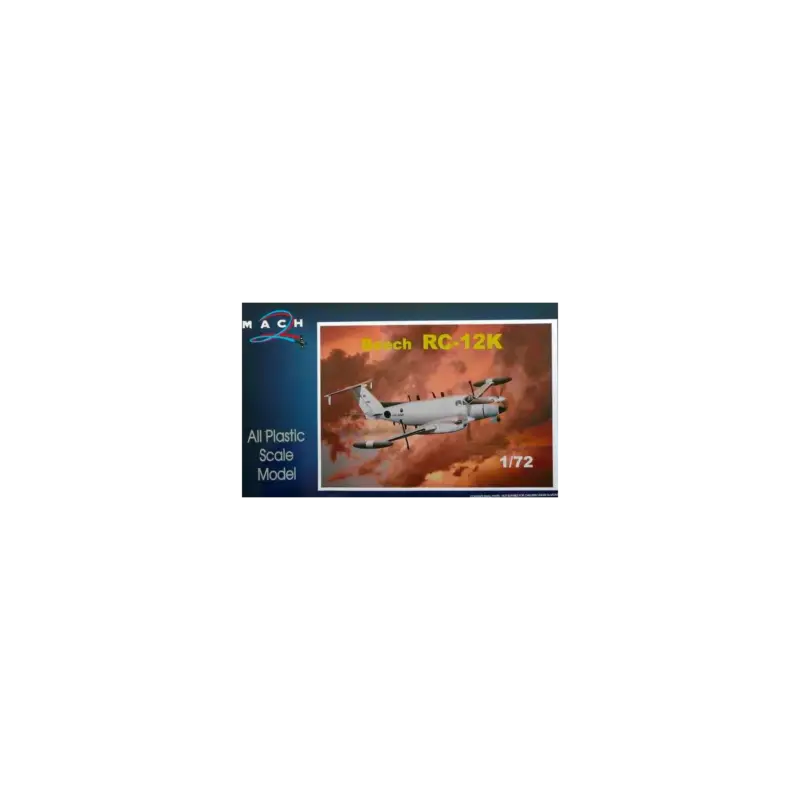 Mach 2 gp049 beech rc-12k aircraft model 1/72 Schaalmodel Weekendaanbieding