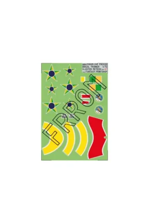 Uitverkoop Frrom fr0x22 brazil meteor t.mk.7 aircraft decals (size a7).