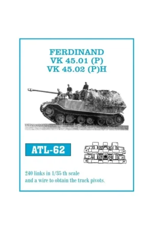 Friulmodel atl-062 tracks for ferdinand model accessory 1/35 Hete Deal