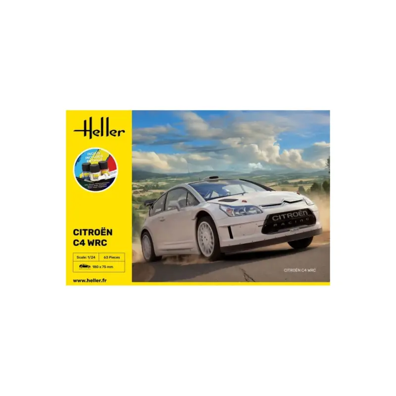 Veilige Betaling Heller 56756 starter model kit citroen c4 wrc 1/24 Schaalmodel