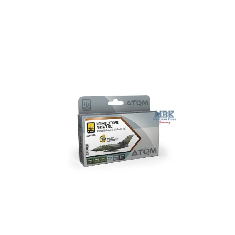 ATOM Modern Luftwaffe Aircraft Vol 1 Set Acrylverf Korting