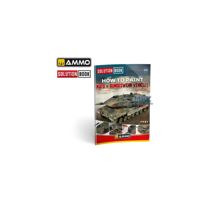 Bestseller Boek How to Paint NATO & BUNDESWEHR Veh. SOLUTION BOOK