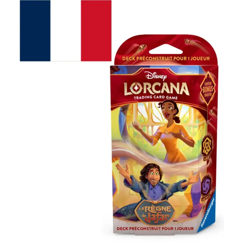 Dagaanbieding DISNEY - Lorcana - Trading Cards Starters Tiana/Bruno The Reign of Jafar Chapter 8 - FR