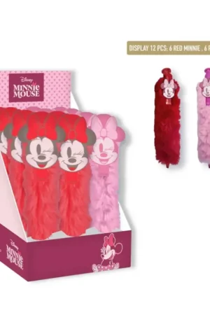 MINNIE - Display of 12 Large Fluffy Pens Lage Prijs