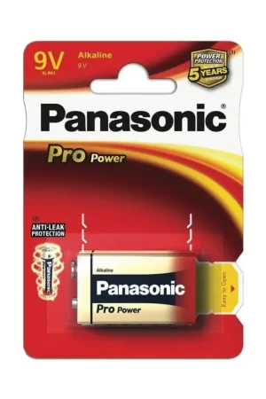 Snelle Levering PANASONIC - Pro Power Alkaline Batteries 9V-6LR61 X 1