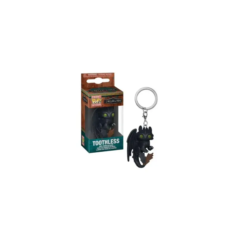 Koopje DRAGON LIVE ACTION - Pocket Pop Keychain - Toothless Pop figur