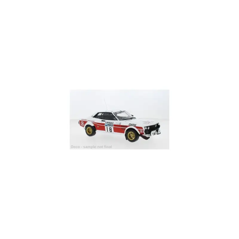 Finale Uitverkoop Toyota celica 2000 gt (ra21) 18 jean-luc therier/michel vial rallye rac 1977 Miniatuur