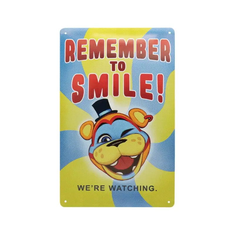Five Nights at Freddy's metal sign Alleen Vandaag
