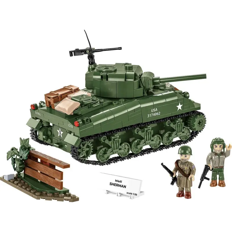 663 pcs hc wwii /3126/ m4a1 sherman Lage Prijs