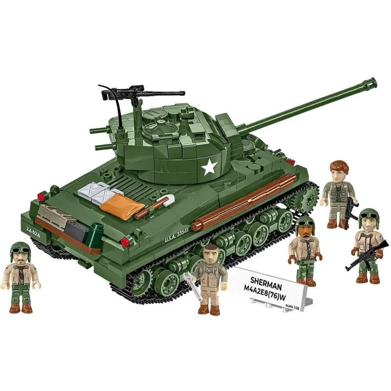 865 pcs hc wwii /3118/ sherman m4a2e8 (76)w Uitverkoop