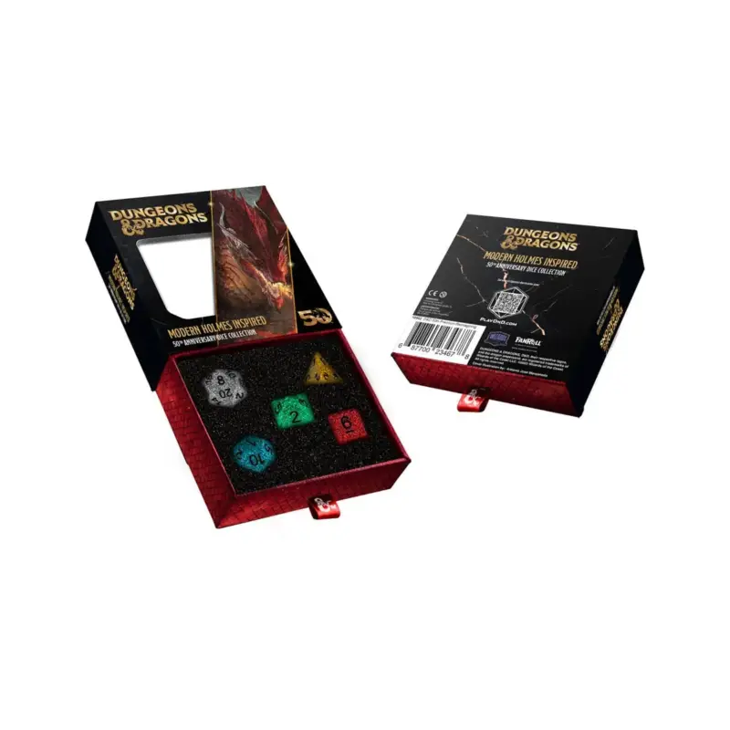 Laatste Versie Dungeons & Dragons 50th Anniversary Dice Pack: Modern Holmes Inspired