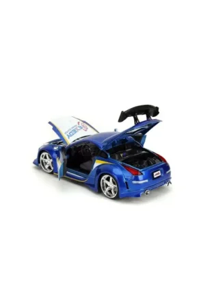 Betrouwbaar 1:24 nissan 350z candy blue jdm tuners 2003 Miniatuur