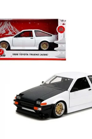 1:24 toyota trueno ae86 glossy white jdm tuners 1986 Miniatuur Favoriet