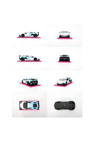 Bestseller 1:24 lamborghini aventador sv bi-color pink slips Miniatuur