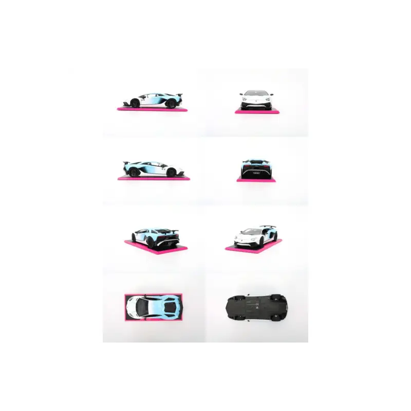 Bestseller 1:24 lamborghini aventador sv bi-color pink slips Miniatuur