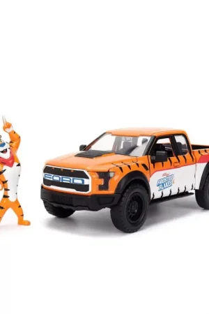 1:24 ford f150 raptor w/kellogg's tony figure orange hollywood rides Miniatuur Koop Online