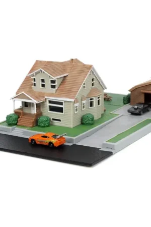 Nano fast and furious dom's house w/2 vehicles ff Gereduceerde Prijs