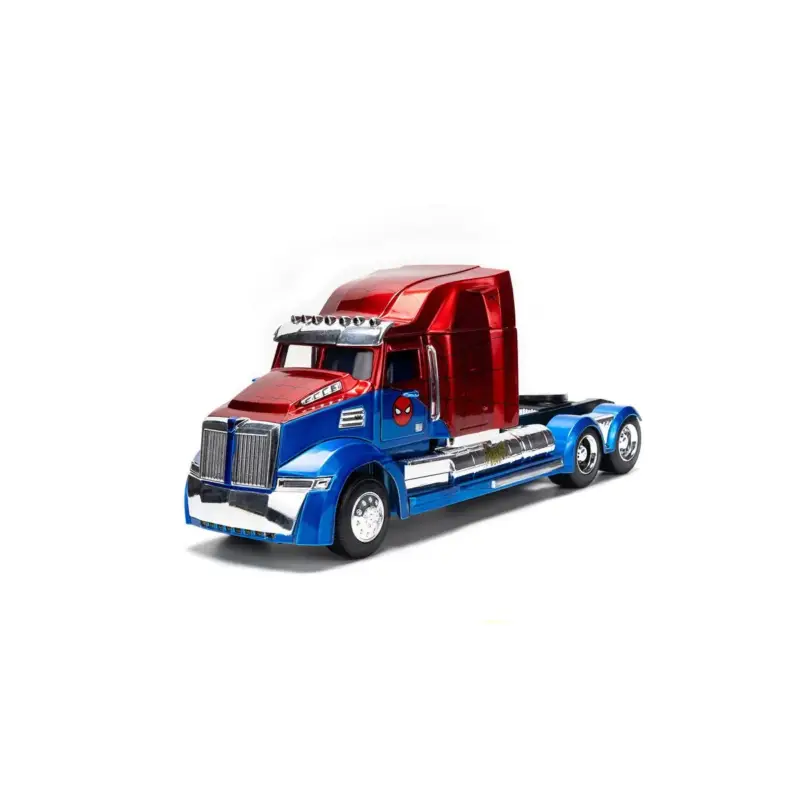 1:24 western star 5700 xe bi-color marvel Miniatuur Hoge Kwaliteit