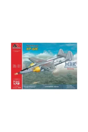 XP-61E experimental fighter Schaalmodel Finale Uitverkoop