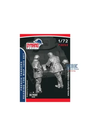 Exclusieve Aanbieding French Tankers Reading the Map 1940 Set Figuren
