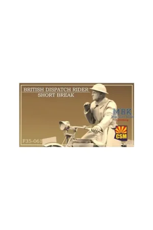 British Dispatch Rider on a short break Figuren Superprijs
