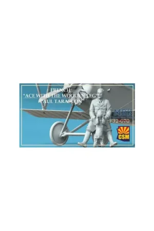 French Ace with the Wooden Leg - Paul Tarascon Figuren Gratis Retour