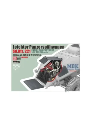 WWII Sd.Kfz.221 engine compartment Direct Verzonden