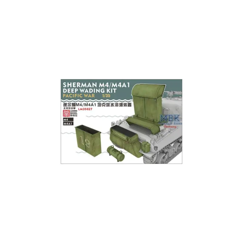 Must-Have WWII U.S. Army PTO Sherman M4/M4A1 Deep wading kit
