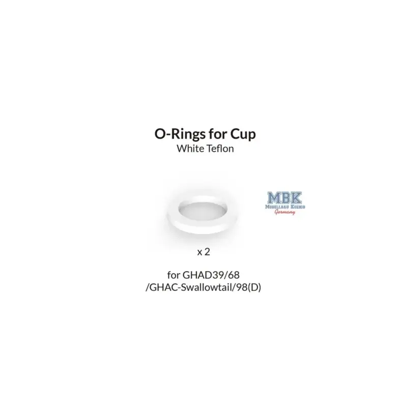 Seizoensaanbieding White Teflon O-Rings for Cups Airbrush