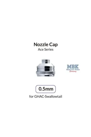 Direct Verzonden 0.5mm Nozzle Cap for GHAC-Swallowtail Airbrush