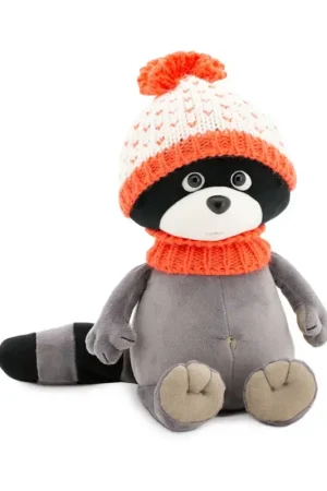 Fabrieksprijs Orange Toys Life L: WASBEER met ORANJE HOED Denny 25cm zittend, in geschenkdoos 30x18x16cm, 0+
