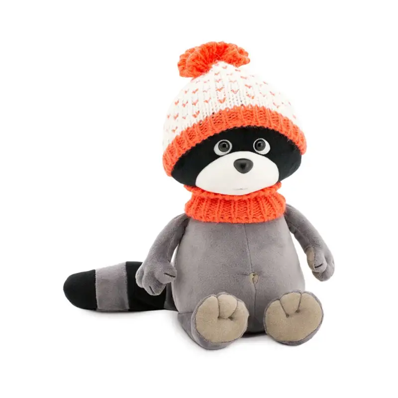 Fabrieksprijs Orange Toys Life L: WASBEER met ORANJE HOED Denny 25cm zittend, in geschenkdoos 30x18x16cm, 0+