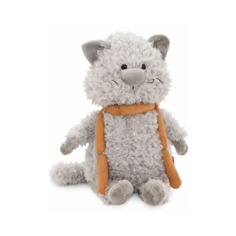 Actieprijs Orange Toys Life L: KAT met WORSTEN Buddy 25cm zittend, in geschenkdoos 30x18x16cm, 0+