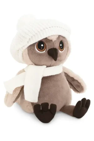Flitsaanbieding Orange Toys Life M: UIL met WITTE HOED en SJAAL Sonya 20cm zittend, in geschenkdoos 25x14x13cm, 0+