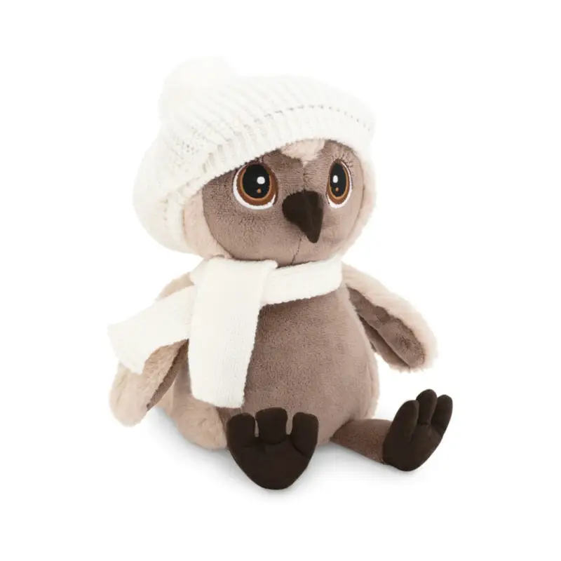 Flitsaanbieding Orange Toys Life M: UIL met WITTE HOED en SJAAL Sonya 20cm zittend, in geschenkdoos 25x14x13cm, 0+