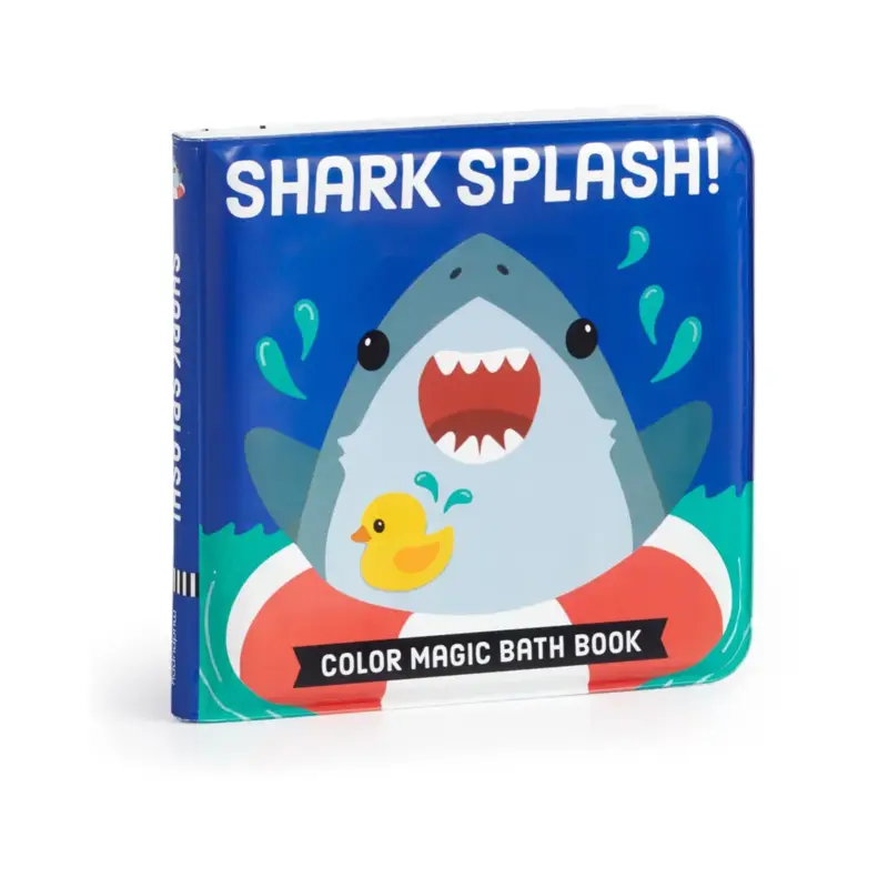 Bestseller Mudpuppy Boek: HAAI-BADBOEK 15x15cm, magische kleuren, 0+