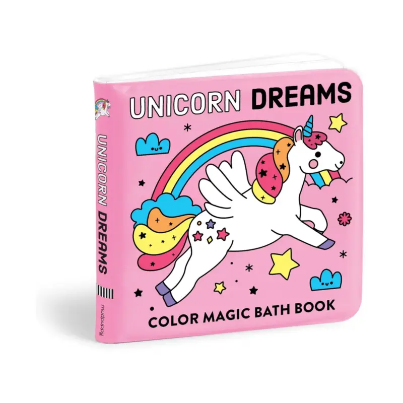 Koop Vandaag Mudpuppy Boek: UNICORN DREAMS BADBOEK 15x15cm, magische kleuren, 0+