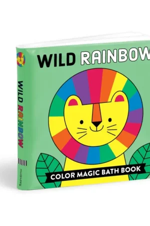 Mudpuppy Boek: WILD RAINBOW BADBOEK 15x15cm, magische kleuren, 0+ Meest Verkocht