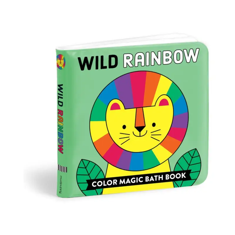 Mudpuppy Boek: WILD RAINBOW BADBOEK 15x15cm, magische kleuren, 0+ Meest Verkocht