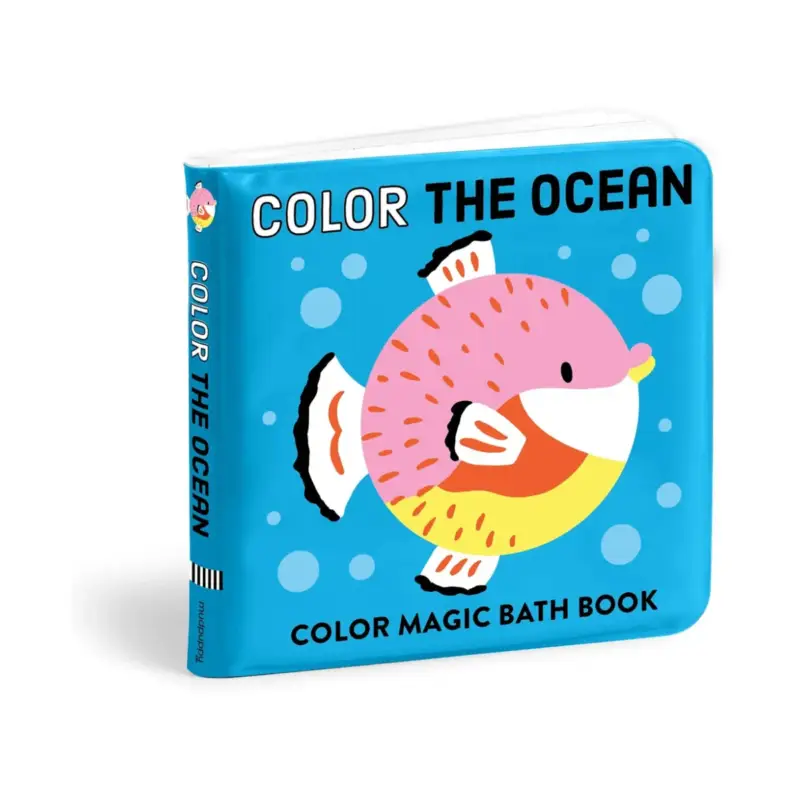 Mudpuppy Boek: KLEUR HET OCEAANBADBOEK 15x15cm, magische kleuren, 0+ Betaalbaar