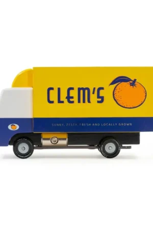 Beperkt Aanbod Candycar World: CLEM'S TRUCK (T347) 12,2x5,4x7cm, houten spuitgietstuk, in geschenkdoos, 3+