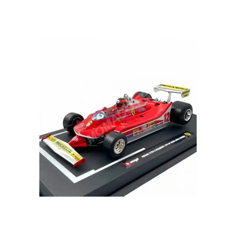 Ferrari f1 312 t4 12 gilles villeneuve south african grand prix kyalami 1979 1st with driver Tijdelijk Beschikbaar