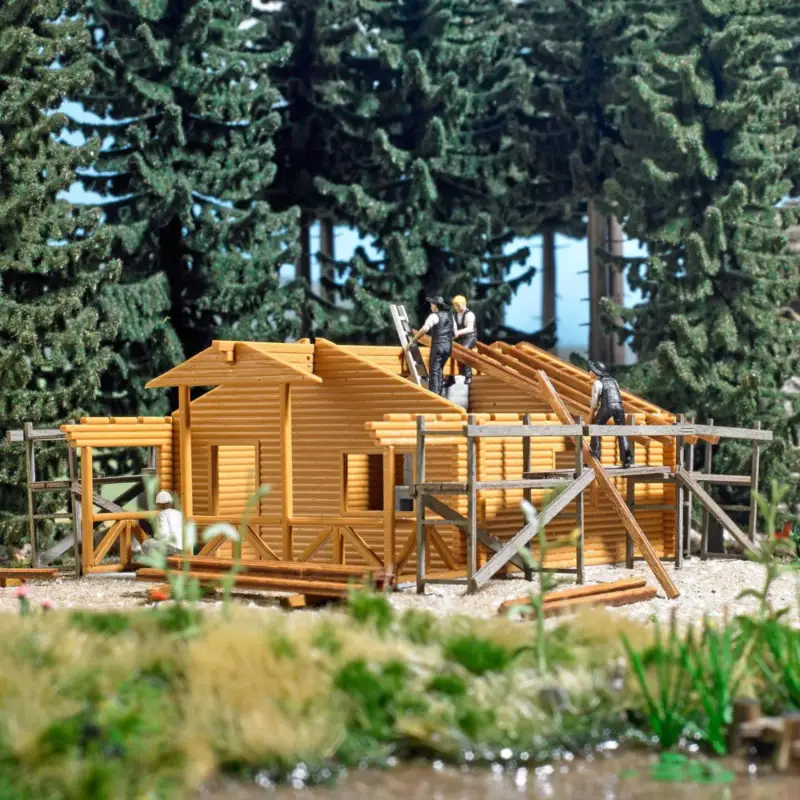 Cabin under construction Weekendaanbieding