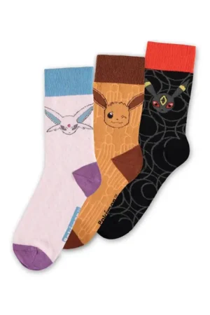 Pokémon 3-pack socks Eevee Evolution 2.0 43-46 Voordeelprijs